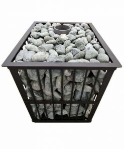 Alternative view of SUMMIT open w/ stone cage