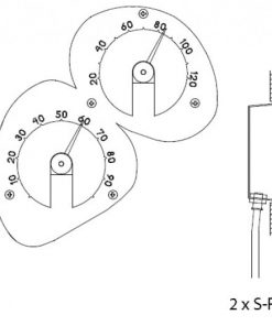 Alternative view of Termometras - higrometras Cariitti juodas