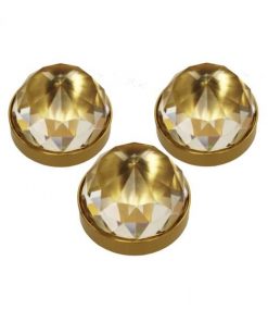 Kristatlų komplektas CR-30 aukso spalvos 3vnt