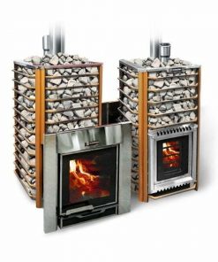 Malkinės pirties krosnelės su tinklu