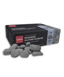 Pirties akmenys olivino diabazas 5-10cm gludinti 15kg