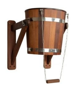 Paverčiamas kubilas 20L iš termo medienos