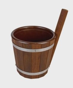 Termo medienos kubiliukas 5L su plastikiniu įdėklu