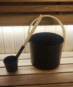 Kibirėlio ir samčio komplektas juodos spalvos