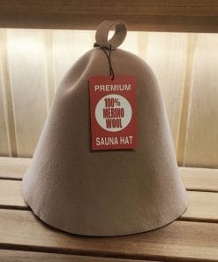 Merino vilnos veltinė kepurė ruda