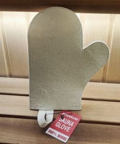 Pirties pirštinė iš veltinio balta