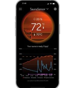 Alternative view of MyHarvia Smart Sauna Sensor WiFi
