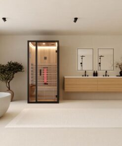 Alternative view of Infraraudonųjų spindulių kabina Harvia Onni Onyx One